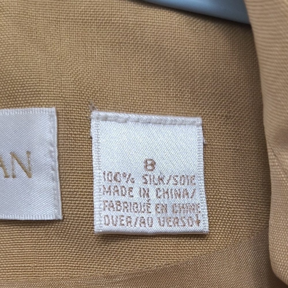 Dana Buchman Beige Short Sleeve Jacket - Picture 9 of 10